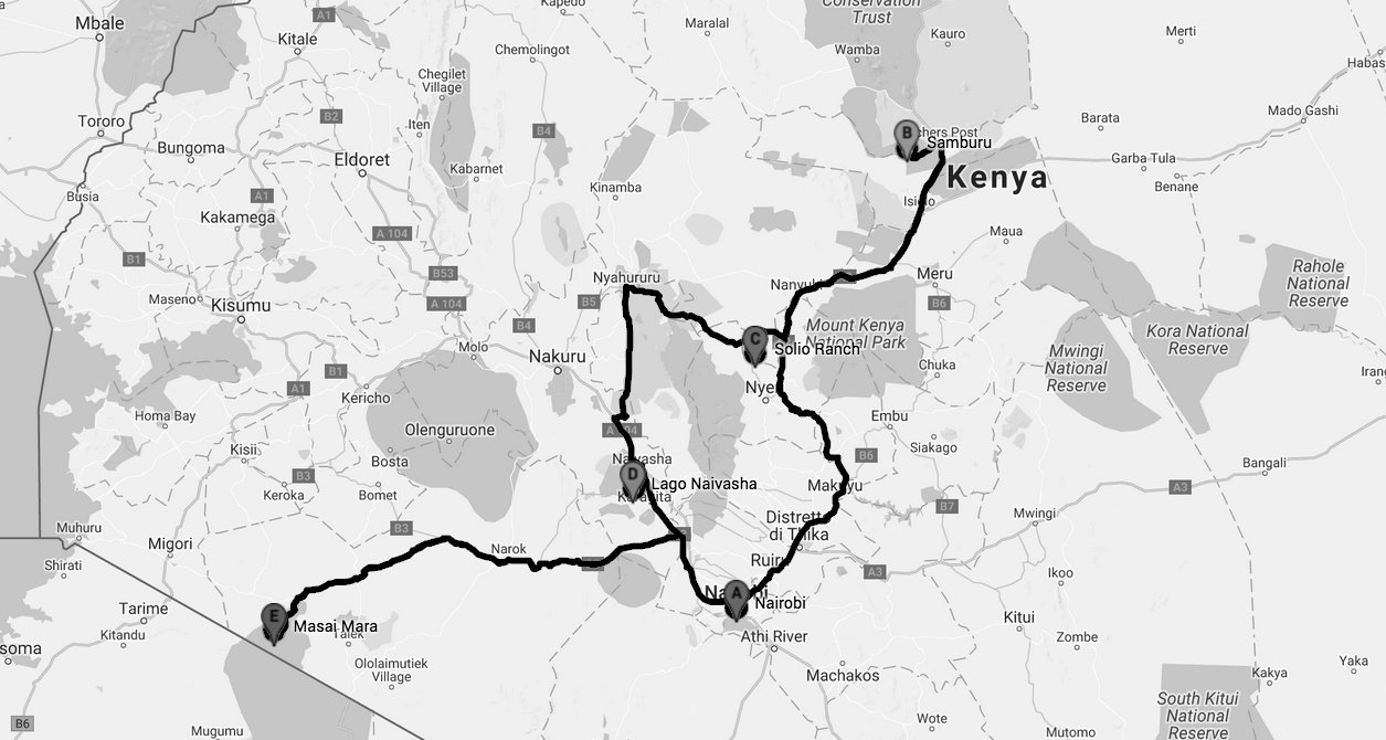 cartina safari kenya explorer cartina safari kenya explorer