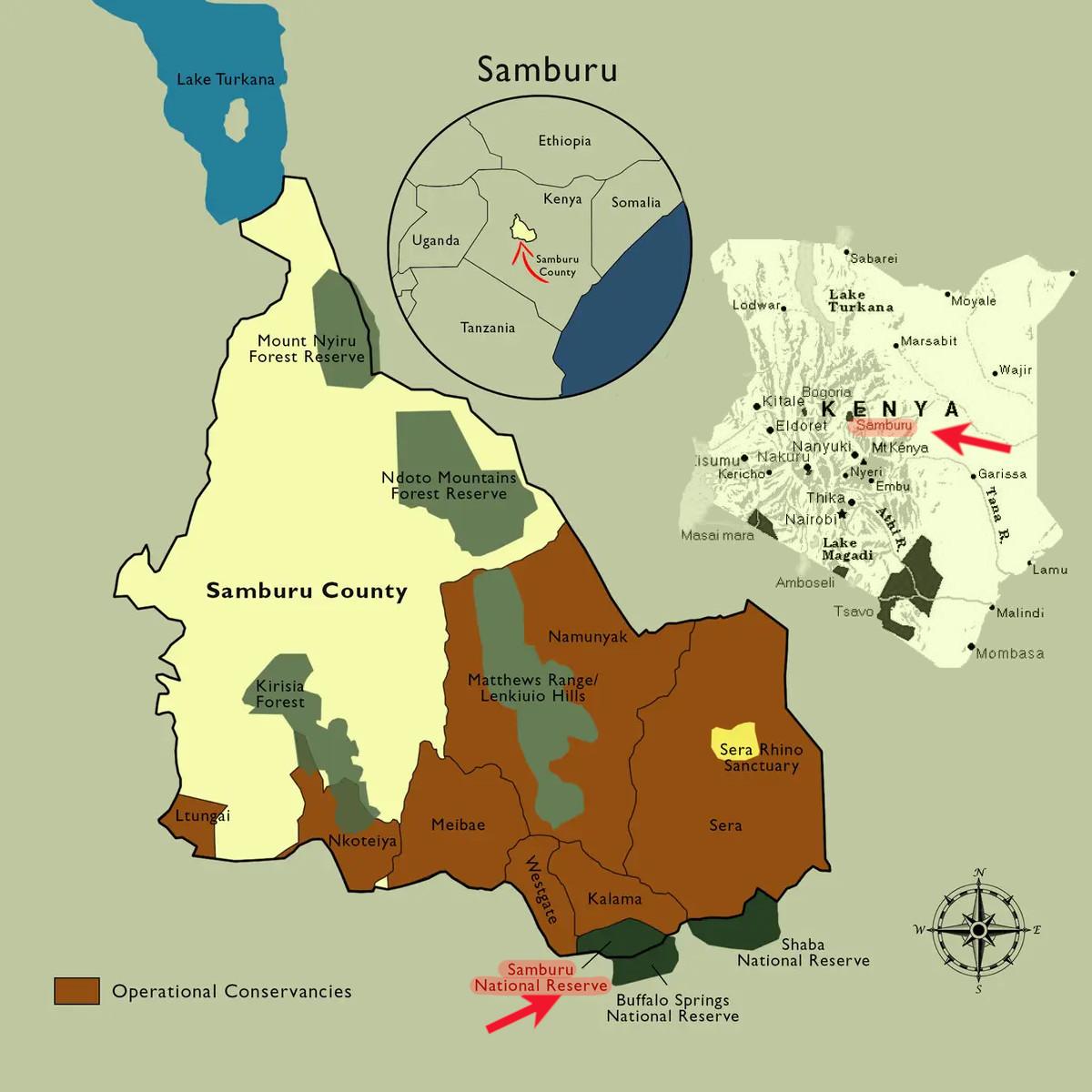 Samburu map